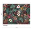 Panoramique Floraison vert et rose - METROPOLITAN STORIES THE WALL - AS Creation - 382741