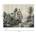 Panoramique Palmeraie noir et blanc - METROPOLITAN STORIES THE WALL - AS Creation - 382351