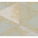 Papier peint Géométrique vert d'eau et doré - AS Création - 38353-1