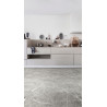 Sol PVC - Céleste T95 marbré gris - Ultimate Stone IVC - rouleau 4M