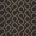 Papier peint intissé Around The Clock noir et doré - AROUND - Caselio - ARN102909028