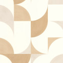 Papier peint intissé Look Around beige et blanc - AROUND - Caselio - ARN102891000