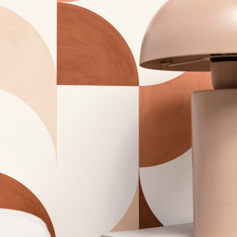 Papier peint intissé Look Around terracotta - AROUND - Caselio - ARN102894000