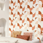 Papier peint intissé Look Around terracotta - AROUND - Caselio - ARN102894000