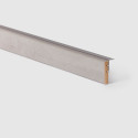 Marche palière + profilé en Aluminium Béton gris clair 112 - Concept d'escalier Maëstro Steps