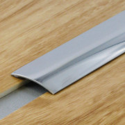 Barre de seuil adhésive plate - Inox - 0,73mx30mm - Presto - DINAC - 641100