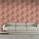 Papier peint Briques Chevrons rouge - Bricks - UGEPA M32518