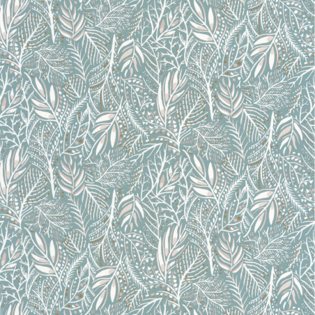 Papier peint intissé Jade bleu fumée - ESSENTIEL - Caselio - ETL103106000