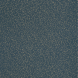 Papier peint intissé Inès bleu nuit et doré - ESSENTIEL - Caselio - ETL103136129