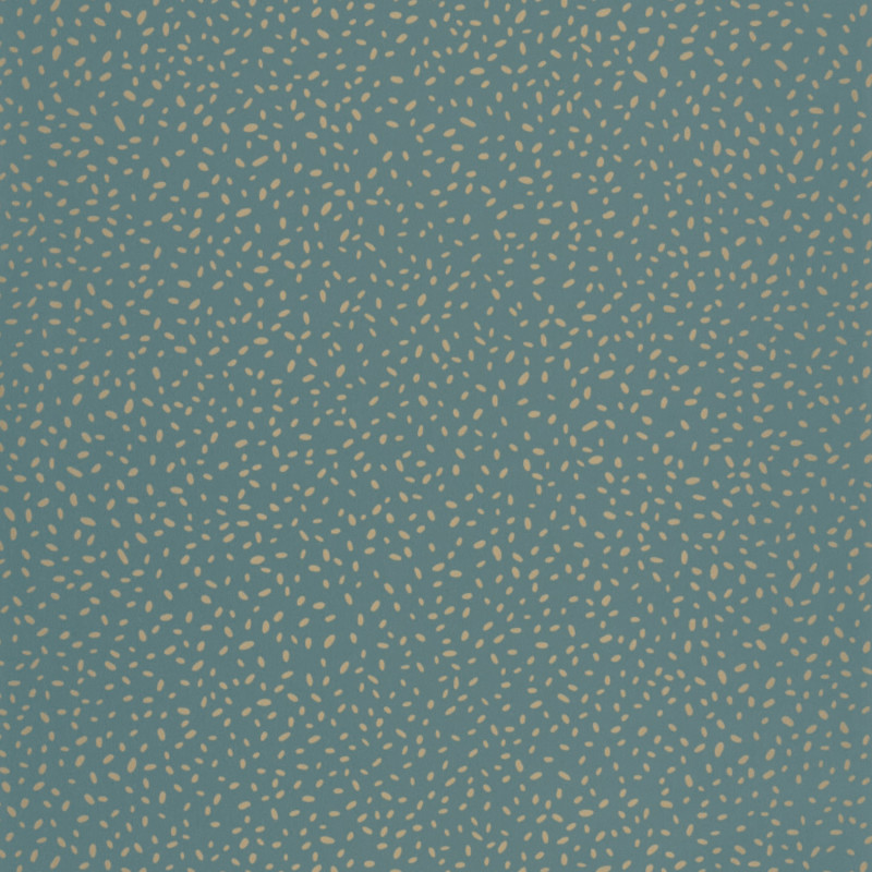Papier peint intissé Inès vert de gris et doré - ESSENTIEL - Caselio - ETL103137026