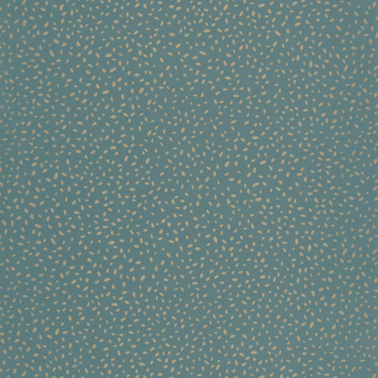 Papier peint intissé Inès vert de gris et doré - ESSENTIEL - Caselio - ETL103137026