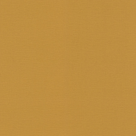 Papier peint intissé uni jaune moutarde - Colors IV Rasch 452075
