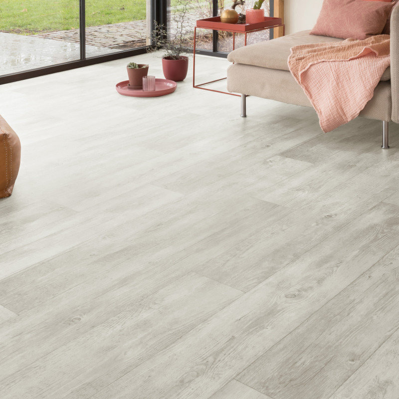 Sol PVC - Ponderosa 505 parquet bois blanc - Texas New IVC - rouleau 4M