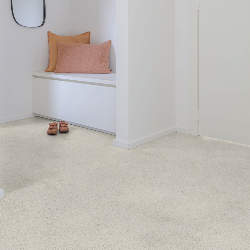 Sol PVC - Ezra 592 granit beige clair - Texas New IVC - rouleau 4M