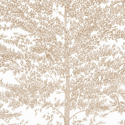 Papier peint intissé Cosy Nest blanc or - LA FORÊT - Caselio - FRT101801024