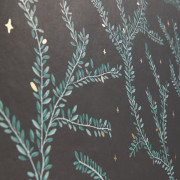 Papier peint intissé Little Woods vert noir - LA FORÊT - Caselio - FRT102947983