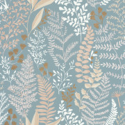 Papier peint intissé Woodland bleu clair - LA FORÊT - Caselio - FRT102926100