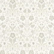 Papier peint intissé Archibald blanc cérusé - ARTS & CRAFTS - Casadeco- ARCR86330110
