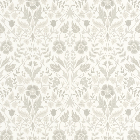 Papier peint intissé Archibald blanc cérusé - ARTS & CRAFTS - Caselio - ARCR86330110