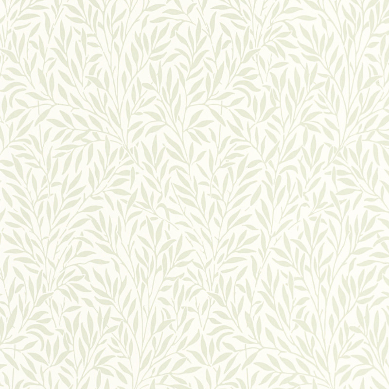 Papier peint intissé Willow vert amande - ARTS & CRAFTS - Caselio - ARCR86357102