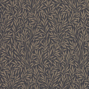 Papier peint intissé Willow noir - ARTS & CRAFTS - Casadeco - ARCR86359501