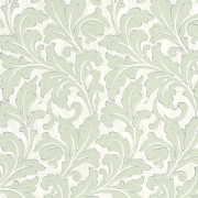 Papier peint intissé Acanthe vert amande - ARTS & CRAFTS - Casadeco - ARCR86367114