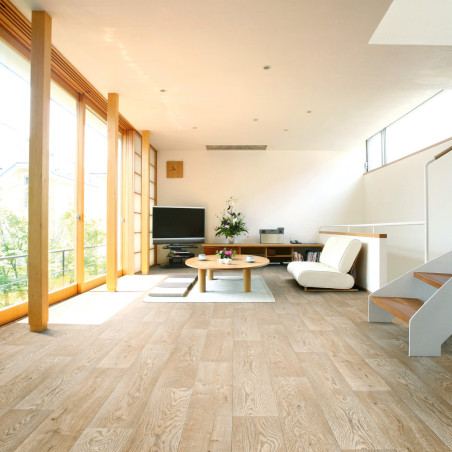 Sol PVC - Aspin 835 parquet bois naturel - Bingo Classic Wood IVC - rouleau 2M