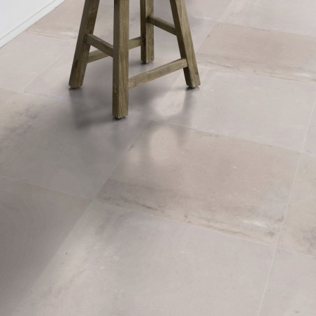 Sol PVC - Etna Clear carrelage beige gris - Texline GERFLOR - rouleau 4M