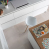 Sol PVC - Etna Clear carrelage beige gris - Texline GERFLOR - rouleau 4M