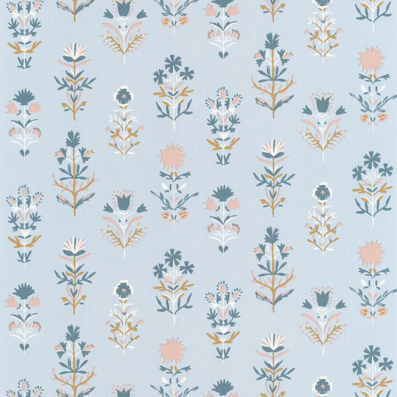 Papier peint intissé Charmes bleu horizon - BOHEME - Caselio - BOM103176355