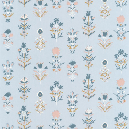 Papier peint intissé Charmes bleu horizon - BOHEME - Caselio - BOM103176355