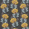 Papier peint intissé Vagabonde noir guêpier - BOHEME - Caselio - BOM103219255