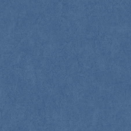 Papier peint intissé Cotton Touch uni bleu méditerranée - MEDITERRANEE - Casadeco - MEDI82386543