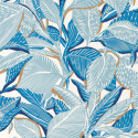 Papier peint intissé Riviera bleu grec - MEDITERRANEE - Casadeco - MEDI87416637