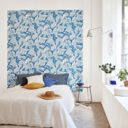 Papier peint intissé Riviera bleu grec - MEDITERRANEE - Casadeco - MEDI87416637