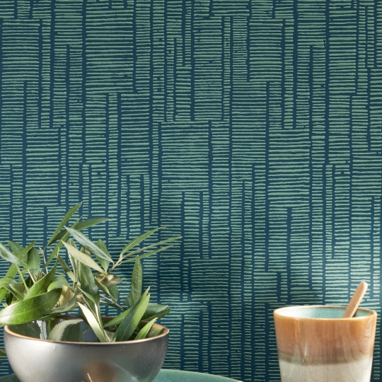 Papier peint intissé Capri lagon - MEDITERRANEE - Casadeco - MEDI87447759