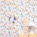 Papier peint intissé Feel Good rose jaune - YOUNG & FREE - Caselio - YNF103284022