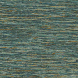 Papier peint uni Malacca vert paon - AVENTURA - Casamance - 74642446