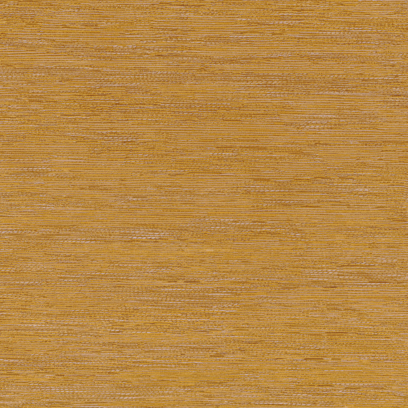 Papier peint uni Tatami moutarde - AVENTURA - Casamance - 75343160
