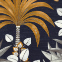 Papier peint Mirissa encre et ocre - AVENTURA - Casamance - 75521018