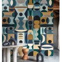 Panoramique Modelage bleu céladon - L\'ATELIER - Casamance - 75564282