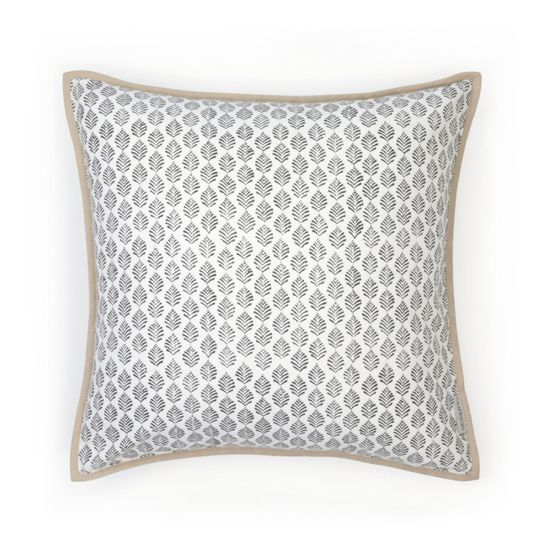 Housse de coussin 45x45 ANGE gris ardoise - Camengo Life