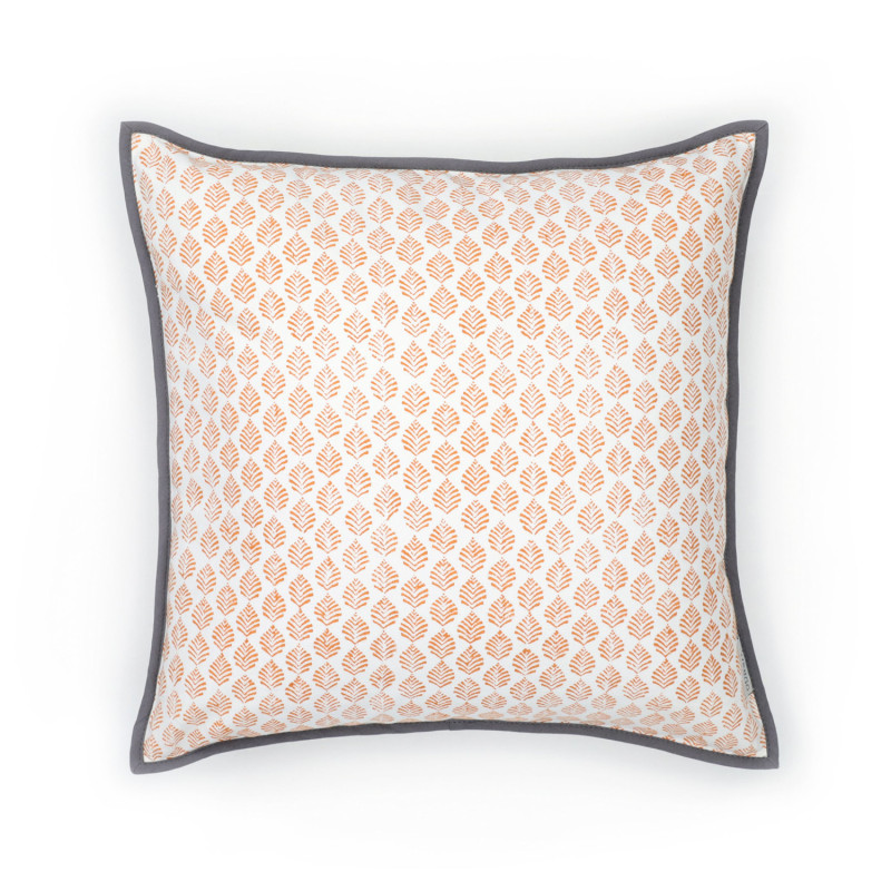 Housse de coussin 45x45 ANGE corail - Camengo Life