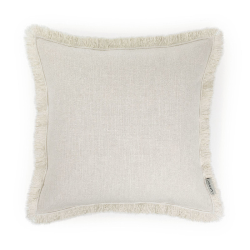 Housse de coussin 45x45 BRUGES sable - Camengo Life