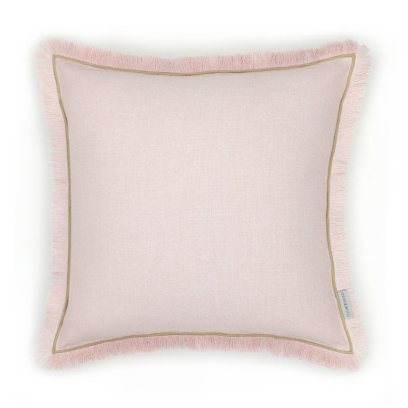 Housse de coussin 45x45 BRUGES dragée - Camengo Life