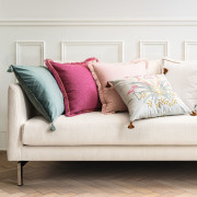 Housse de coussin 45x45 PAISIBLE fuchsia - Camengo Life
