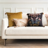 Housse de coussin 45x45 PAISIBLE bleu nuit - Camengo Life