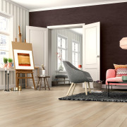 Sol stratifié - Parquet chêne beige Eté - D3902 - Superior - KRONOTEX
