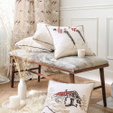 Housse de coussin 45x45 POLAIRE rouge - Camengo Life