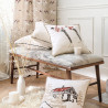 Housse de coussin 45x45 POLAIRE rouge - Camengo Life